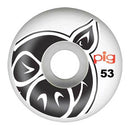 Pig wheels PPig Head Natural Wheels 53mm skateboard wielen Revert95.com