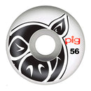 Pig wheels Pig Head Natural Wheels 56mm skateboard wielen Revert95.com