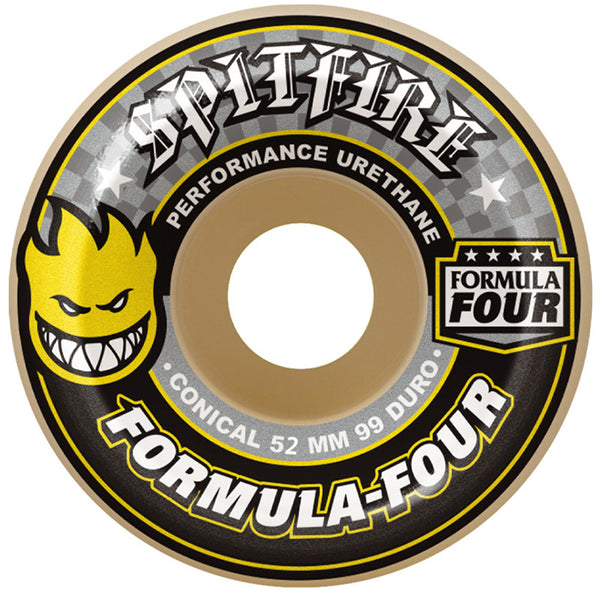 Formula Four Conical Wheels Yellow Print 99D