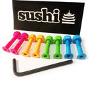 Coloured Allen Bolts 1 inch