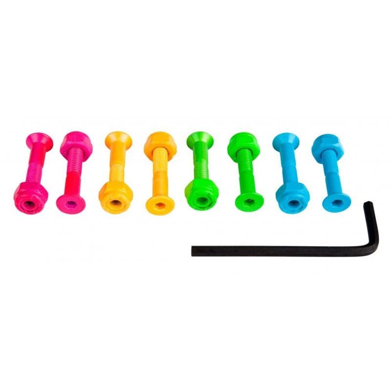 Coloured Allen Bolts 1 inch