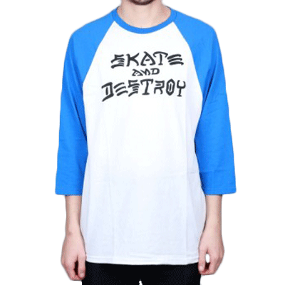 Skate And Destroy Raglan