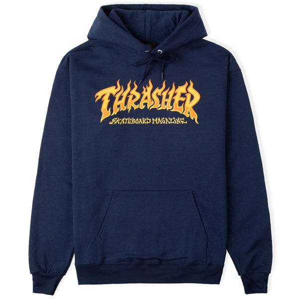 Fire Logo Hooded Sweat