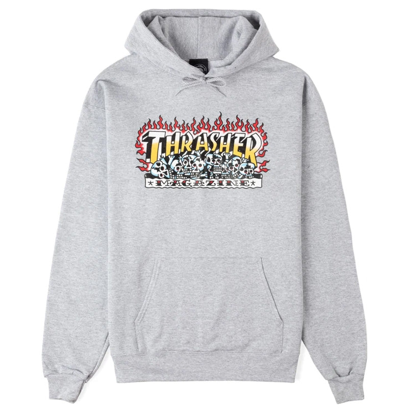 Krak Skulls Hooded Sweat