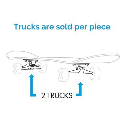 Thunder skateboard trucks worden apart verkocht, je hebt 2 skateboard trucks nodig om een skateboard setup te maken