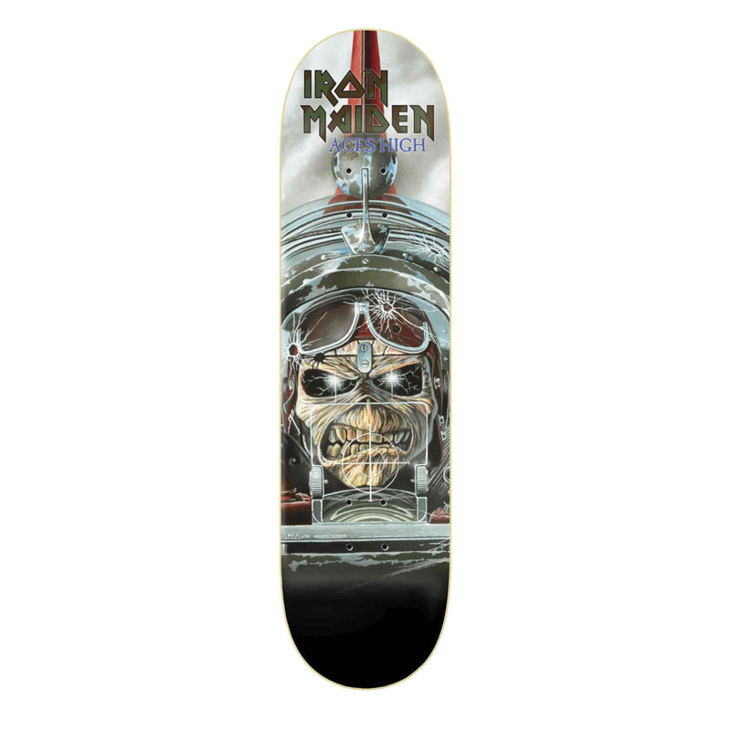 Zero Skateboards IRON MAIDEN - ACES HIGH achterkant skateboard deck Revert95.com