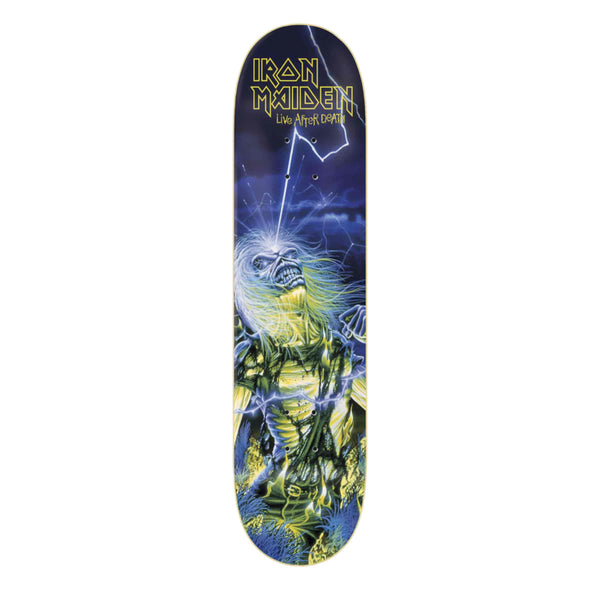 Zero Skateboards IRON MAIDEN - LIVE AFTER DEATH achterkant skateboard deck Revert95.com