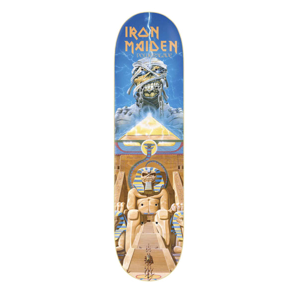 Zero Skateboards IRON MAIDEN - POWERSLAVE achterkant skateboard deck Revert95.com