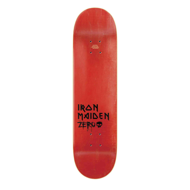 Zero Skateboards IRON MAIDEN - POWERSLAVE voorkant skateboard deck Revert95.com